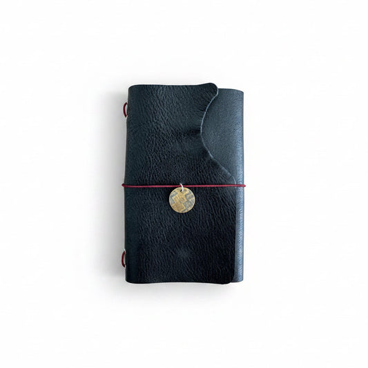 PORTA Trifold Black Leather Journal